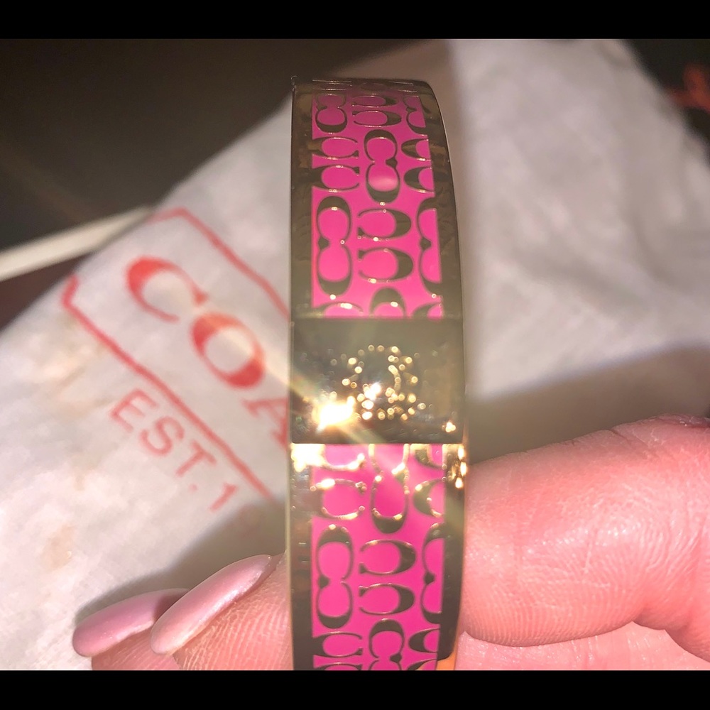 Coach Logo Bangle Bracelet